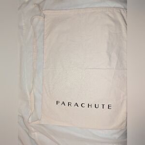 Parachute Cotton Dust Bag XL White EUC